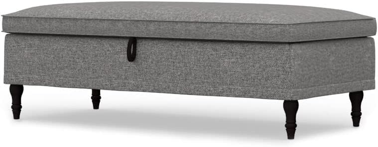 comfortly Bench Slipcover Replacement Hand Made Compatible with STOCKSUND Bench - Covers ONLY (Heavy Duty - Anthracite)