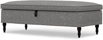comfortly Bench Slipcover Replacement Hand Made Compatible with STOCKSUND Bench - Covers ONLY Heavy Duty - Anthracite