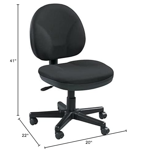 Eurotech Seating Oss400 Oss Task Chair, Ebony #TOP2