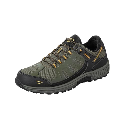 Orthofeet Men's Orthopedic Olive Waterproof Avalon Hiking Shoes, Size 12