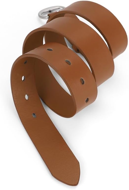 WHIPPY Women Leather Belt for Jeans Pants Dresses Black Ladies Waist Belt with Pin Buckle - Image 4