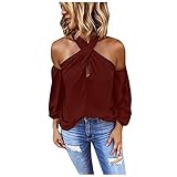 Damen Tshirts,Polo Damen Damenpullover Top Weiß Tn T Shirt Tops Für Damen ESA T Shirt Stone Pullover Schwarz