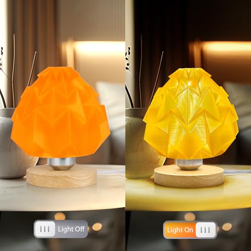 Image of IEMAI Clear PLA Filament 1.75mm Orange 1kg, Glossy Transparent Finish 3D Printer Filament Up to 600mm /s High Speed Printing for Lampshades, Home Decor & Creative DIY