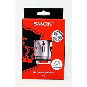 SMOK TFV12 Prince Tripler Mesh Bobines – 0,15 ohm (3 Pièces) Sans nicotine ni tabac