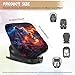Brosoneto Car Seat Sun Shade Cover for Baby Girls Boy Wolf Print Keep Your Baby's Carseat at a Cooler Temperature Covers and Blocks Out Heat & Sun Protection from UV Sunlight