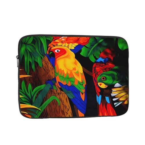 [RFSHOPQR] Color Parrot �m�[�g�p�\�R�� �X���[�u�P�[�X �t�@�b�V���� �y�� ���[�ϏՌ� ��񂰃J�o�� �j�����p-10in