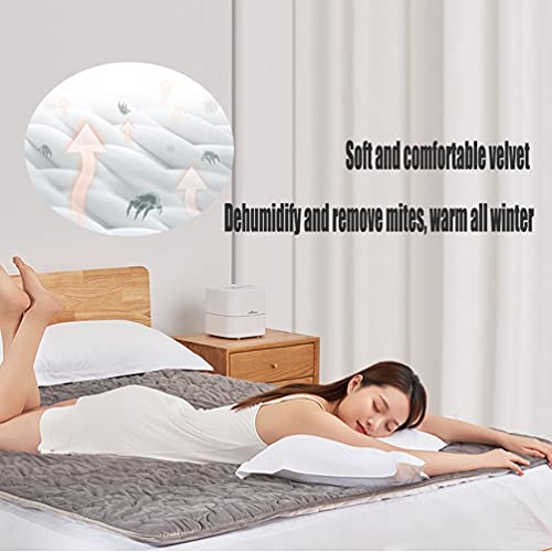 Cobertor elétrico colchão aquecido a água, colchão aquecido de veludo confortável e seguro, cobertor