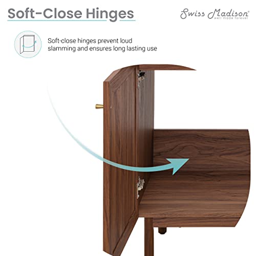 Image of Classe 18 inch Bathroom Vanity in Dark Walnut Cabinet Only Bath Sink Cabinet Sink Included