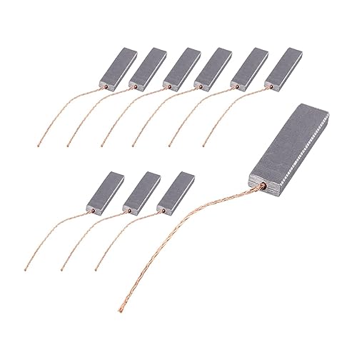 Aqkhougty Escobillas de carbón for Motor de Lavadora, compatibles con Siemens el Kit de 10 escobillas de Motor eléctrico de Lavadora de Tambor