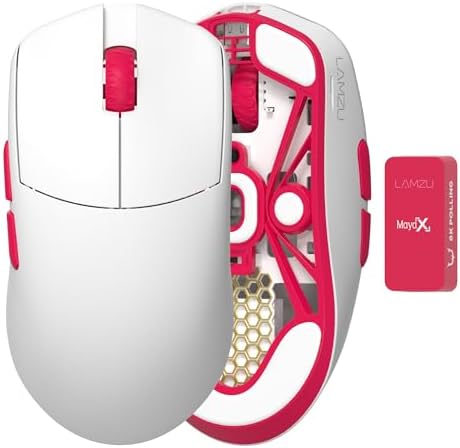 （09:00時点） LAMZU MAYA X REJECTモデル【8Kドングル入り】 ゲーミングマウス 無線 軽量 47g type-C 充電 ワイヤレス リジェクト×ラムズ REJECT SPECIAL EDITION