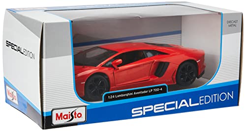 Maisto 1:24 Scale Special Edition Lamborghini Aventador Lp 700-4 Die-Cast Vehicle (Colors May Vary) #TOP6