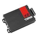 DS18 X2 Ultra Compact Car Audio Amplifier Class D 2 Channel Full Range 1140 Watts Peak