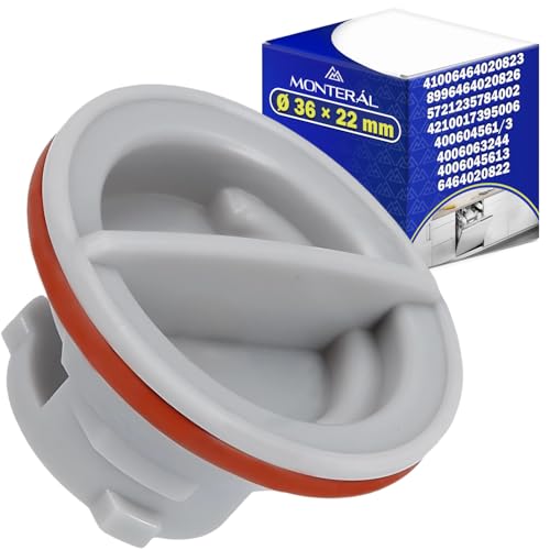 Tapa del Dispensador de Abrillantador del Lavavajillas Ø 36 x 22 mm con Código Original 4006045613 400604561/3 para AEG para Electrolux para Zanker para Zanussi - Garantía de 10 Años - MONTERAL