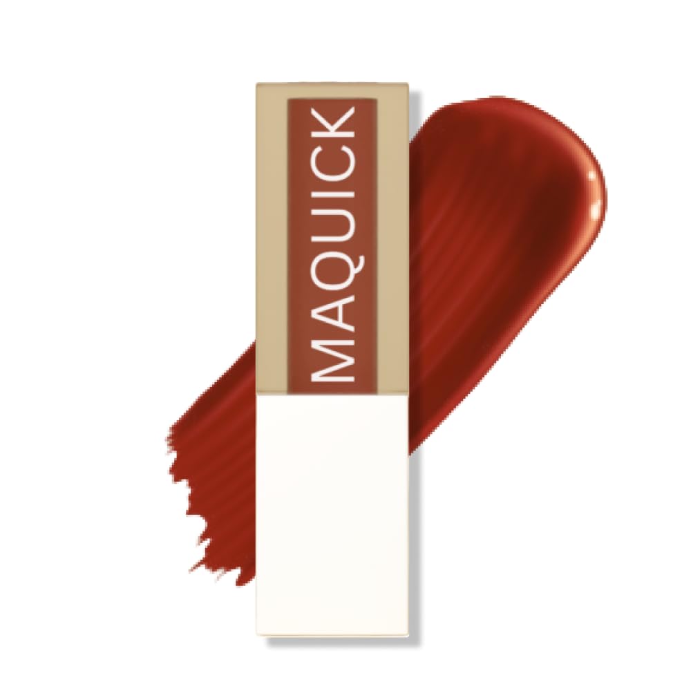 Maquick Exclusive Premium Matte Liquid Lipstick | Up to 12Hrs Stay | Waterproof | Smudge Proof Kit | Bold Colour | Non-Sticky & Non-Drying | Transfer Proof | Toxic Free | Vegan | Keeps Lips Moisturised (Dolce K, 5 ML)