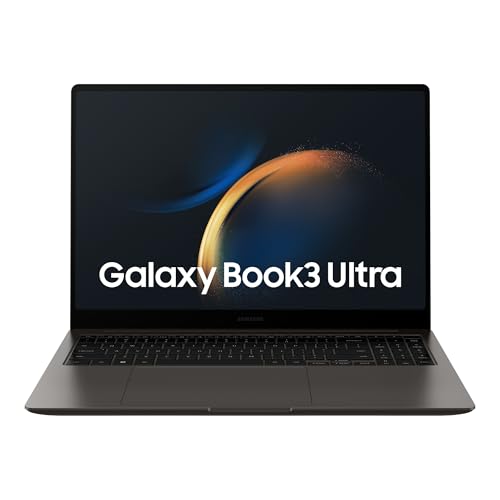 Samsung Galaxy Book3 Ultra, Ordinateur Portable, 16', Intel Core i7, 16 Go RAM, 1 To SSD, NVIDIA GeForce RTX, Evo, Anthracite, Clavier AZERTY FR