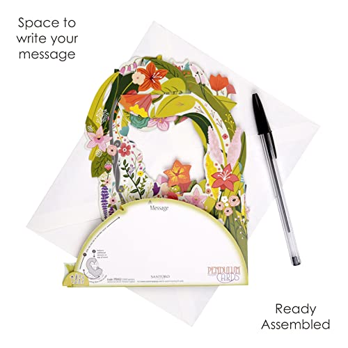 Santoro Pendulum, biglietto d'auguri 3D pop-up