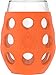 Lifefactory Wine Glass with Protective Silicone Sleeve, 4 Count (Pack of 1), Orange, Cobalt, Grass Green and Huckleberry