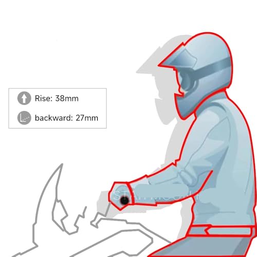 Riser guidon moto collier serrage extensible R 1300 GS