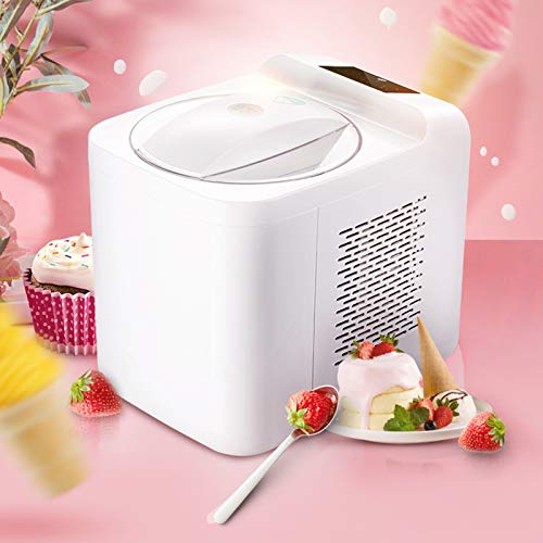 Automatische elektrische Mini-Eismaschine mit rutschfestem Boden, schnelle und einfache hausgemachte Eiscreme, gefrorener Joghurt, Dessert, Sorbet, Gelato-Maschine – Bild 3