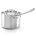 All-Clad BD55202 D5 Brushed 18/10 Stainless Steel 5-Ply Bonded Dishwasher Safe Sauce Pan Cookware, 2-Quart, Silver