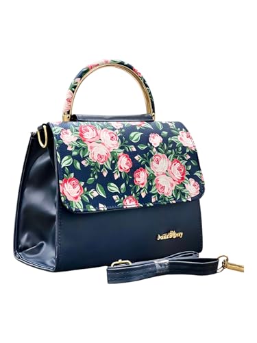 Image of jazzberry Women Printed Pu Leather Sling Bag College Bags for Girls | Office | Travel | Gifts Durable Detachable & Adjustable Strap | Full Size Envelope Flap With Magnetic Closure