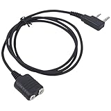 UV 5R Mic Extension Cable for Baofeng for Retevis for Kenwood 2 Pin Walkie Talkie Radio Headsets