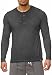 Produktbild Indicode Herren Johannes Langarmshirt mit kurzer Knopfleiste aus 100% Baumwolle | Herrenshirt Rundhals Baumwoll-Shirt Lange Ärmel LS Tee O-Neck Longsleeve Sport-Shirt für Männer Black XL