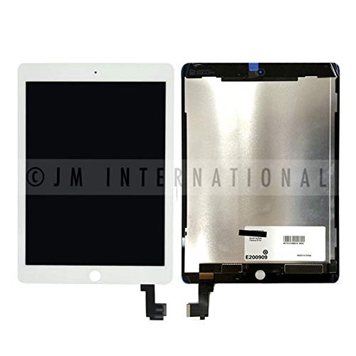 ePartSolution for iPad Air 2 LCD Display Touch Screen Digitizer Assembly Replacement for iPad Air 2nd Gen A1566 A1567 USA (White)