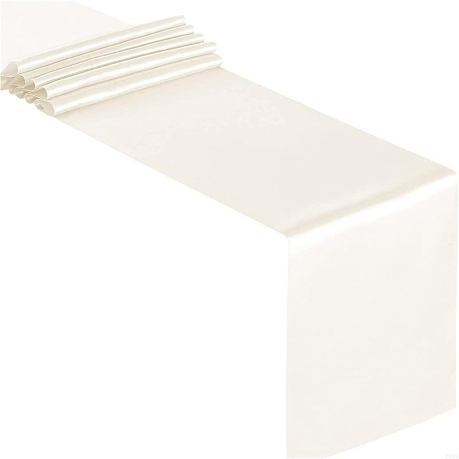 Satin Table Runner 5pcs Satins Solid Color Silk Table Runner 12x108inch for Banquets Table Setting