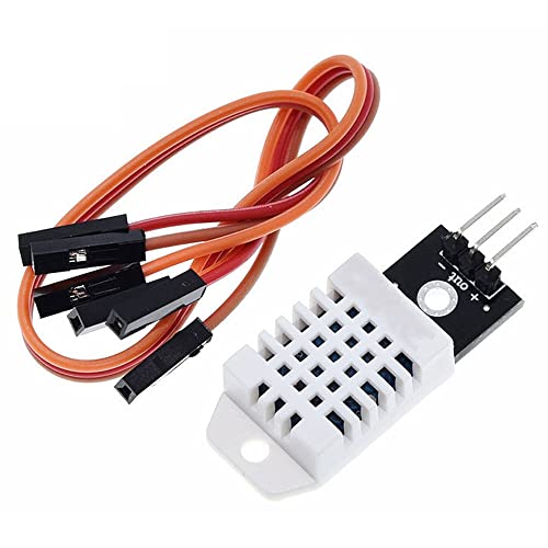AM 2302モジュール温湿度計+PCB DC 3.3-5.5 V DHT 22デジタル アナログ温度および湿度センサー モジュール 温湿度センサー Arduinoケーブル付き 1個セット