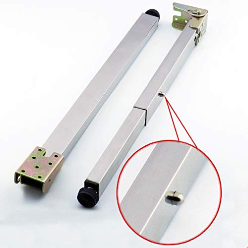 Pieds de table réglables en acier inoxydable pliables et télescopiques de 100 cm