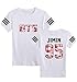 ShallGood Camiseta Unisex KPOP Tops Camiseta Estampada Tops Tops Floral Suga Jin Jimin Jung Kook J-Hope Rap-Monster V Hombres y Mujeres T-Shirt Camisetas Tops Jimin Blanco ES 44