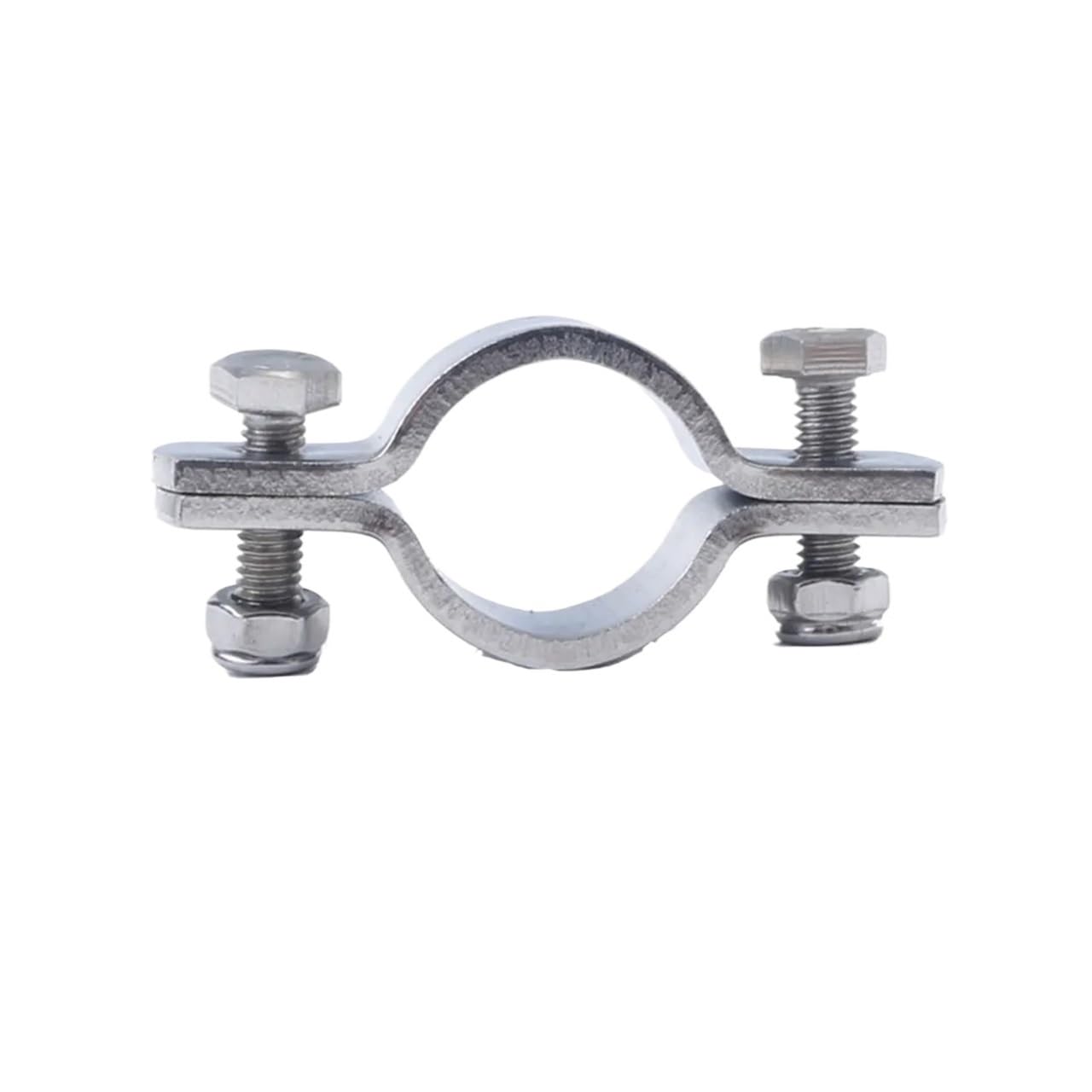 Staffa Supporto Tubo Acciaio Inox Fissaggio | Montaggio a soffitto, supporto tubo, azionamento esagonale, antiruggine(Fit 102-108mm OD Tub)