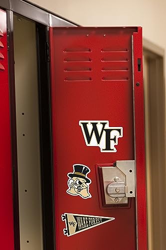 Image of Wake Forest University 9ct Vinyl Large Deluxe Stickers Variety Pack - Laptop, Water Bottle, Scrapbooking, Tablet, Skateboard, Indoor /Outdoor - Set of 9