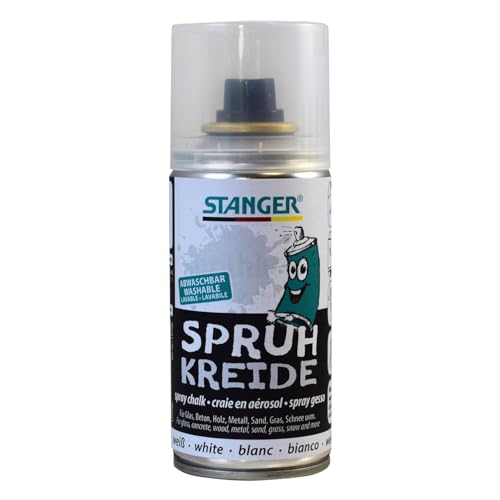 CREATIV DISCOUNT NEU Sprühkreide abwaschbar, 150ml, Weiß