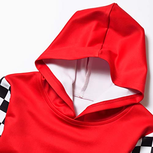 Image of Kids Girls Leather Plaid Long Sleeve Crop Top Hoddie Cropped Sweatershirts