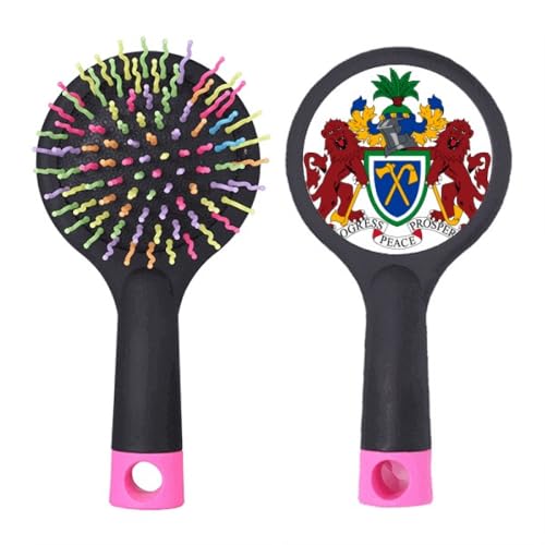 Brosse à cheveux démêlante motif Gambie un cadeau culturel utile