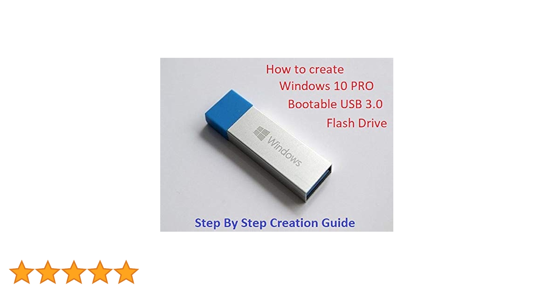 Amazon.com: How to create Windows 10 Pro Bootable USB Flash