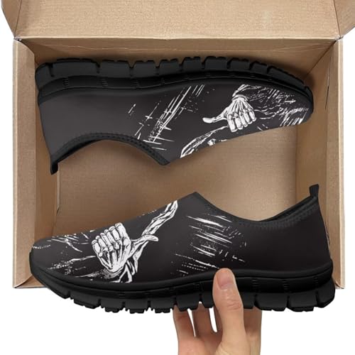 Image of Women's Loafers Slip On Slip Shoe Casual Walking Shoes Non Slip Work Shoes Mesh Athletic Sneakers