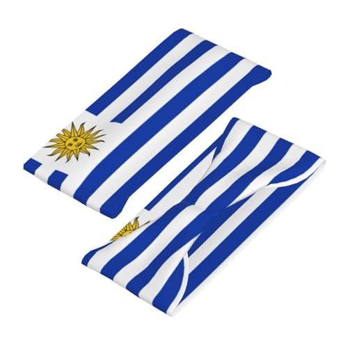 Image of Cute Flag Headbands Women Men Flag Sweatband Sports Headband for Running, Cycling, Yoga Gym, Working Out