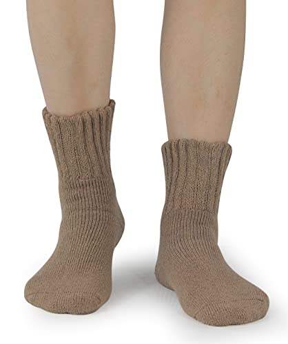 BenSorts Women's Winter Boots Socks Thick Warm Cozy Crew Socks Solid Color Gifts4