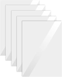 5pcs 280 x 200 x 0.15mm FEP Release Films, 95% Light Transmittance LCD 3D Printer Accessories for Anycubic Photon Mono X, Creality LD-002H, ELEGOO Saturn, QIDI Technology S Box (10.23x7.87inch)