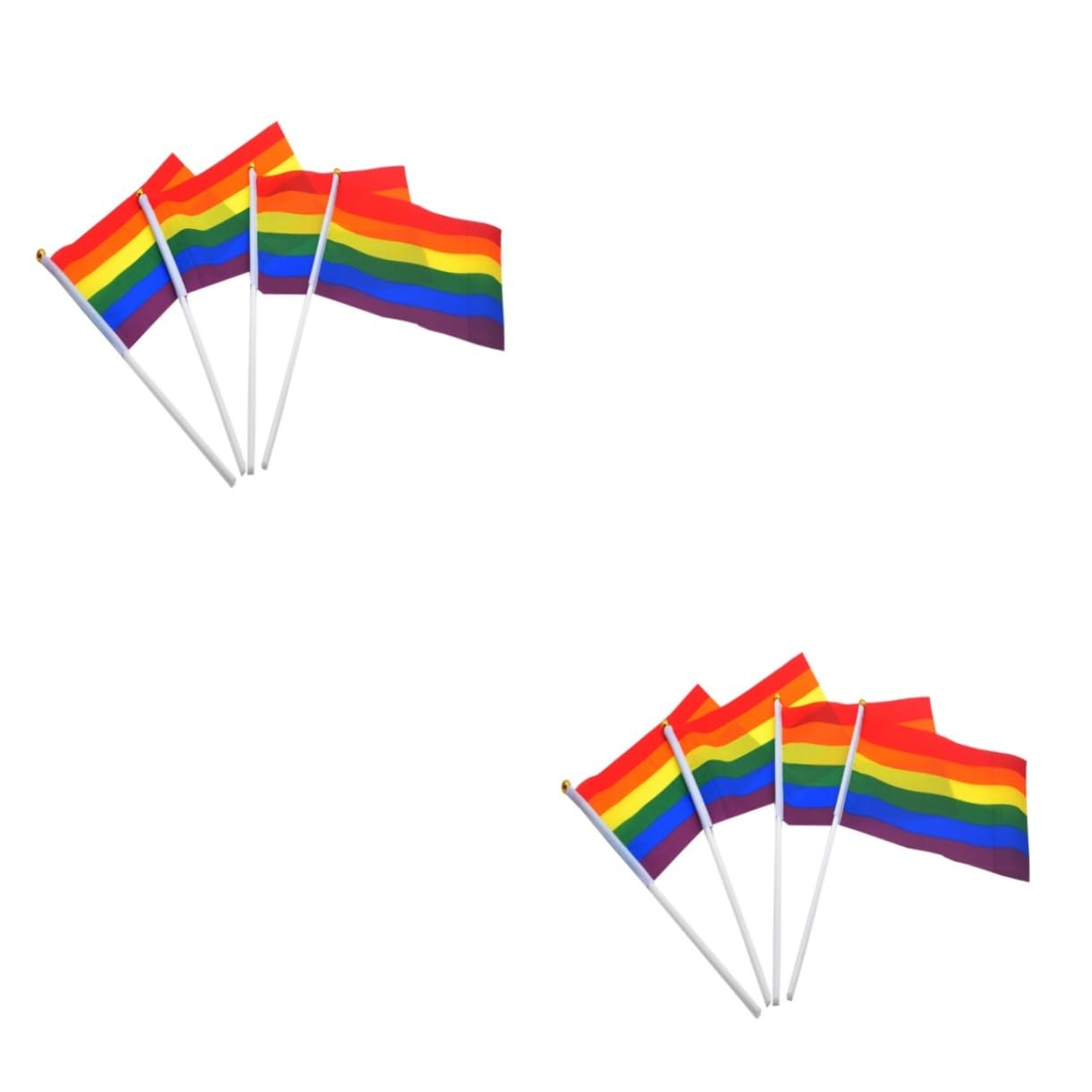 Drapeaux arc-en-ciel légers et résistants en lot de 120 pour célébrations LGBT