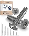 NietFullThings – Edelstahlschrauben Torx Holzschrauben 4x55 Edelstahl V2A ros