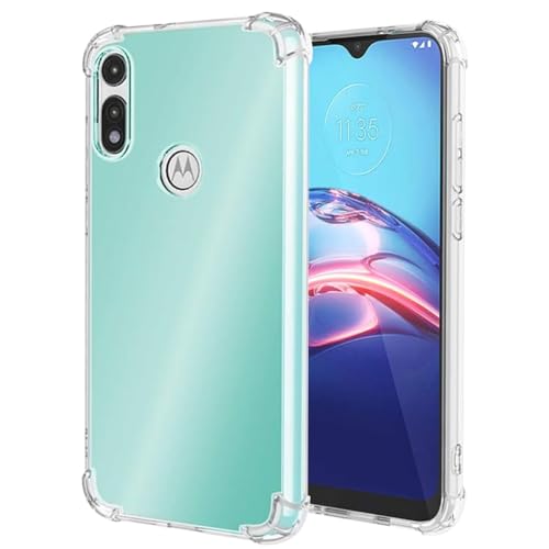 Wanyuexes Case for Moto E 2020 Case, for Motorola E 2020 XT2052DL Case, Soft Clear TPU Phone Cases, Slim Silicone Protective Shockproof Transparent Cover for Motorola Moto E 2020 Crystal Clear
