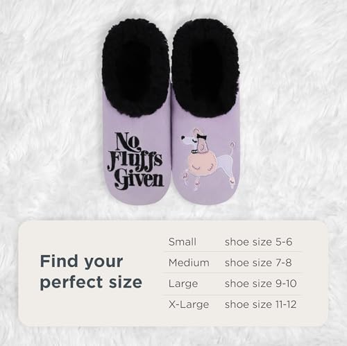 Snoozies AWPSP-NOFLUFF-L Pairable Slipper Socks - Funny House Slippers thumb #4