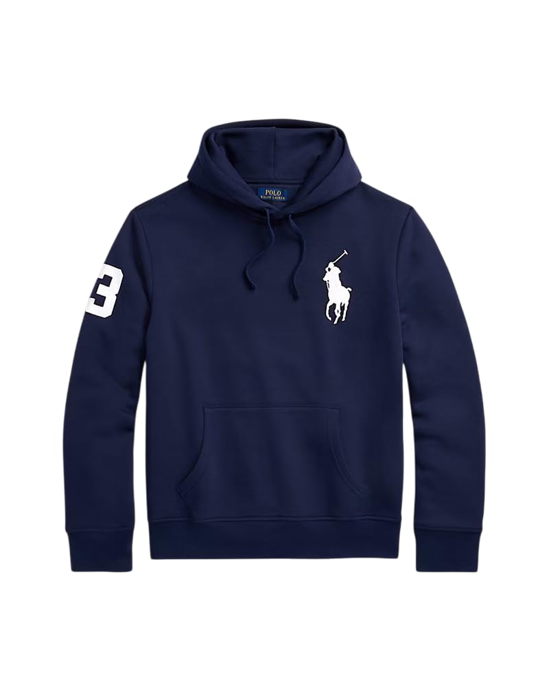Big and Tall Big Pony Fleece Hoodie Navy Blue XLT