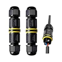 Kabelverbinder & Abzweigdose Wasserdicht IP68, 3-Polig kabelverbindung für Kabeldurchmesser Ø3-9 mm, Kabel verbinder für Verbinden Sie Kabel im Haus, im Freien oder erdkabel, Flammhemmendes