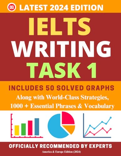Ielts Writing Academic 2024: Task 1 (High-Scoring Solved Graphs For 8+ Band Target): Along With World-Class Strategies, Vocabulary And Templates For S