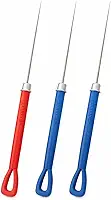 Agulha para Desentupir Fogão 3 Peças – Kit Limpador de Bico de Fogão e Queimadores – Ferramenta para Limpeza de Injetores de Gás, Fogão, Cooktop e Churrasqueira